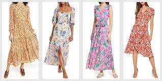 Flowers make the world a today's freebie is 6 seamless floral jpg patterns by pixel buddha. 20 Floral Dresses For Spring 2021 Stylish Flower Print Dresses For Work Weddings Everyday
