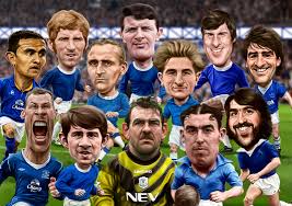 Everton, liverpool, a district of liverpool, england. Kunst Everton Legends Print Grassrootmarkmen Com