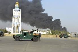 25,009 afghans returned from iran through herat and nimroz. Taliban Attack On Police Headquarters Kills 12 In Afghanistan S Kandahar Arab News