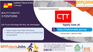 We are proud of the achievement of our companies. Employment Insurance System On Twitter Info Jawatan Kosong Terkini Di Negeri Selangor Dengan Kerjasama Majikan 1 Cell Tissue Technology Sdn Bhd Untuk Maklumat Lanjut Anda Boleh Layari Https T Co N9l5rpovww Untuk Mendaftar Secara Percuma