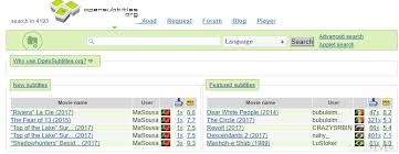 There are so many subtitle download sites. The 5 Best Subtitle Sites For Tv Series Movies