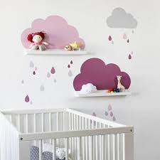 Estantes Con Forma De Nube Que Bonitos Clouds Nursery Baby Room Decor Cloud Shelves