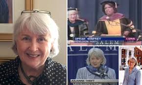 We recently received this inspirational message from former Salem President  Julianne Still Thrift (1991 to 2006). We love this quote from President  Thrift: "We all carry Salem in our hearts. Twelve years