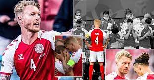 Held Simon Kjaer Sorgte Dafur Dass Eriksen Die Zunge Nicht Verschluckte Gab Ihm Herz Lungen Wiederbelebung Und Trostete Seine Frau