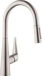 Zoe, whose domain is the kitchen, embodies the venerable firm's commitment to precision, functionality and ecology, all while exemplifying the craftsmanship for which. Hansgrohe 72813801 Higharc Kitchen Faucet 2 Spray Pull Down 1 75 Gpm 72813801 Snyder Diamond Kitchen Bath