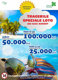 This contest will commence on 18 august from 08:00:01 a.m. Rezultate Loto 6 Din 49 Numere Extrase DuminicÄƒ 11 August 2019 Live Impact