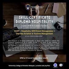 The programmes under jpk are accrediated by jpk and recognized by ministry of human resource (mohr). Sijil Kemahiran Malaysia Skm Koordinasi Pengurusan Acara Aviation Management College