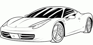View of the 2016 ferrari 488 gtb rear from above. Coloring Pictures Of Cars Lamborghini Pictures Ferrari 458