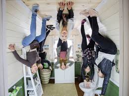 Bedroom, bathroom, kitchen, living room, and more! See Inside This Crazy Upside Down House In Brighton England