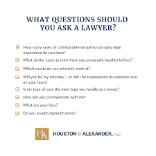A good attorney will not anticipate you to spend for any unnecessary expenditures. Criminal Lawyers Chattanooga Personal Injury Houston Alexander