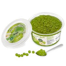 Bubble tea is just black or green tea, milk, sugar, fruit, and tapioca balls. Popping Boba For Bubble Tea Fruit Pearls Bursting Bubbles 450 Grams Green Apple No Artificial Colors Lower Sugar Real Fruit Juice 100 Vegan Glutenfree Buy