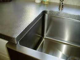 stainless steel countertop