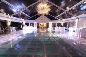 The Sky Line Clear Pool Floors Dance Floor Wedding Wedding Backyard Reception Backyard Wedding