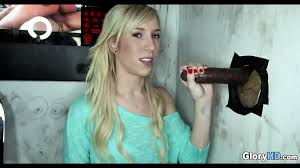 Cute Blonde Chugs Glory Hole Dicks Down feat. Maia Davis