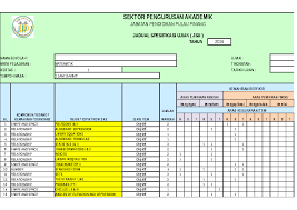 Itulah contoh format jadwal untuk pengawas ruang ujian yang kami maksudkan untuk panitia di smp. Xls Jsu Jsi Ppt Jppp 2016 Matematik Siti Najwa Sahri Academia Edu