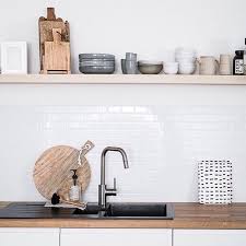 Metro Fliesen In Der Kuche Kuchenruckwand Aus Fliesenaufklebern Fliesenaufkleber Metro Fliesen Fliesen