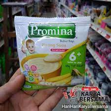 Promina bubur bayi bergizi 6+ milky beras merah 120g. Bubur Bayi Promina Pisang Susu Sachet 20gr Terbaru Agustus 2021 Harga Murah Kualitas Terjamin Blibli