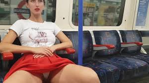 Unbelievable fuck in the public transportation with cute blonde