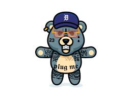 Greeting cards, journals, notebooks, postcards, and more. Gangster Bear Lion Poster Bear Elephant Icon