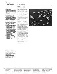 5221111 1 rf connectors coaxial connectors datasheets mouser