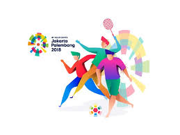 Asian Games 2018 Asian Games Flat Illustration Character Design