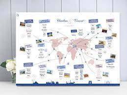 Plan De Table Mariage Tour Du Monde A Vos Zamours Plan De Table Deco Mariage Theme Voyage Plan De Table Mariage