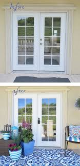 Dressed Up French Doors Centsational Style French Doors Patio Patio Patio Entrance Ideas