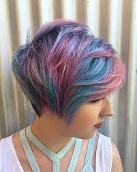 Cotton Candy Pixie For Kotawade Pastelhair Shorthair Pixie Pixiecut Hair Colorfulhair Ha Pastel Hair Color Short Hair Color Pastel Short Hair Styles