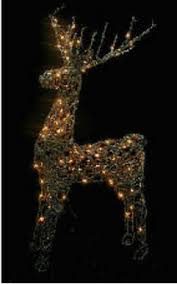 Amazon Com 48 Animated Standing Buck Reindeer Lighted Christmas Yard Art Decoration Clea Christmas Yard Art Christmas Reindeer Decorations Reindeer Lights
