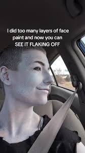 Face Paint Cracking