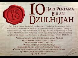 Amalan 10 hari pertama dilipatgandakan oleh allah. Ada Apa Dengan 10 Hari Pertama Bulan Dzulhijjah Rabithah Alawiyah