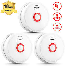 Detector includes battery backup and mute button. Battery Operated Siterwell 4 Packs Photoelectric Smoke Detector Alarm Not Hardwired Photoelectric Fire Detector Alarm Ul Listed Smoke And Fire Alarm Detector With Test Button