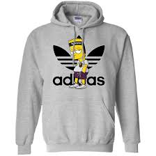 Supreme Bart Simpson With Adidas Yeezy Hoodie