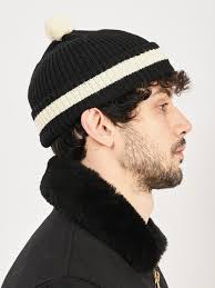 Black Pom Hat