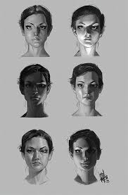 Light Angle Female Face Digital Painting Tutorials Art Reference Painting Tutorial
