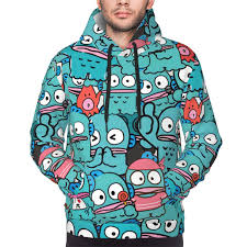 Amazon.co.jp: ハンギョドン パーカー メンズ スウェット 長袖 トレーナー プルオーバー 大きいサイズ 派手 個性的 3Dプリント 春  秋 冬服 人気 男女兼用 S-4XL : ファッション