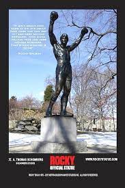 Find, read, and share statue quotations. Rocky Statue Poster With Rocky Quote 1