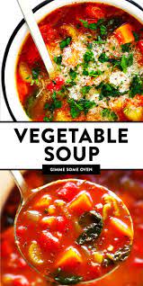 My Favorite Vegetable Soup Recipe Gimme Some Oven Recipe Vegetable Soup Recipes Vegetable Soup Healthy Vegetable Soup