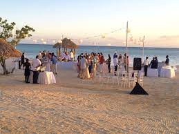 Reception On The Beach At Sandals South Coast Formerly Sandals Whitehouse Let S Start Planning Y Sandals South Coast Jamaica Wedding Sandals Resort Wedding