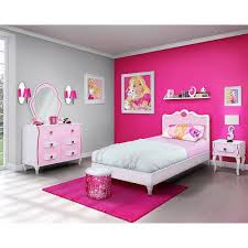 Barbie 4 Piece Bedroom In A Box Furniture Set Twin Bed Barbie Room Barbie Bedroom Pink Bedroom Design