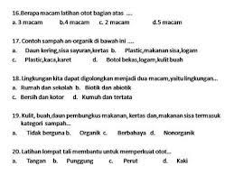 Soal ulangan pjok kelas 5 semester 2. Soal Ujian Ulangan Ukk Uas Pjok Penjaskes Kelas 5 Sd Semester 1 Youtube