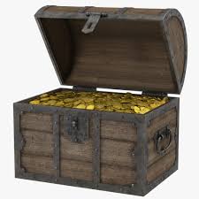 Treasure Chest 3d Model Ad Treasure Chest Model Wooden Chest Treasure Chest Unique Furniture Design