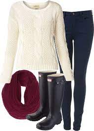 Fashion Rainy Day Outfit Fall Winter Outfits