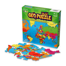 World map jigsaw puzzle for kids. Geotoys Geo Puzzle World World Map Geography Puzzle For Kids Jigsaw Puzzles Educational Toys Noosa