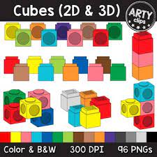 Let's now go through the key features in lots of detail, where you has best consistency for cubes fitting well, and cubes 'pop' together. Cubes Clipart Mega Bundle Snap Linking Unifix Cubes 96 Pngs Math Arty Clips