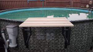Above Ground Pool Shelf Above Ground Pool Diy Pool In Ground Pools