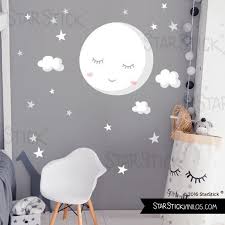 Ships free orders over $39. Full Moon With Stars White Moon Baby Wall Decal Baby Room Wall Decor Baby Wall Decals Baby Room Decor