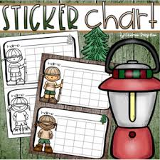 Weekly Sticker Chart Worksheets Teaching Resources Tpt