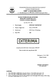 Maybe you would like to learn more about one of these? Surat Pernyataan Diterima Menjadi Siswa Baru