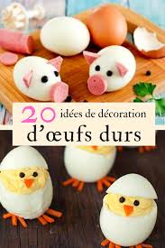 20 Idees Originales De Decoration D œufs Durs Oeuf Decoratif œufs Durs œufs